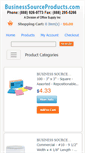 Mobile Screenshot of businesssourceproducts.com