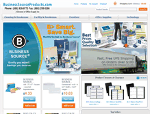 Tablet Screenshot of businesssourceproducts.com